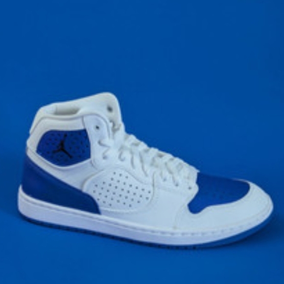 Mens Nike Air Jordan Access Sneakers – Size 13 – White Blue – NEW 🔥